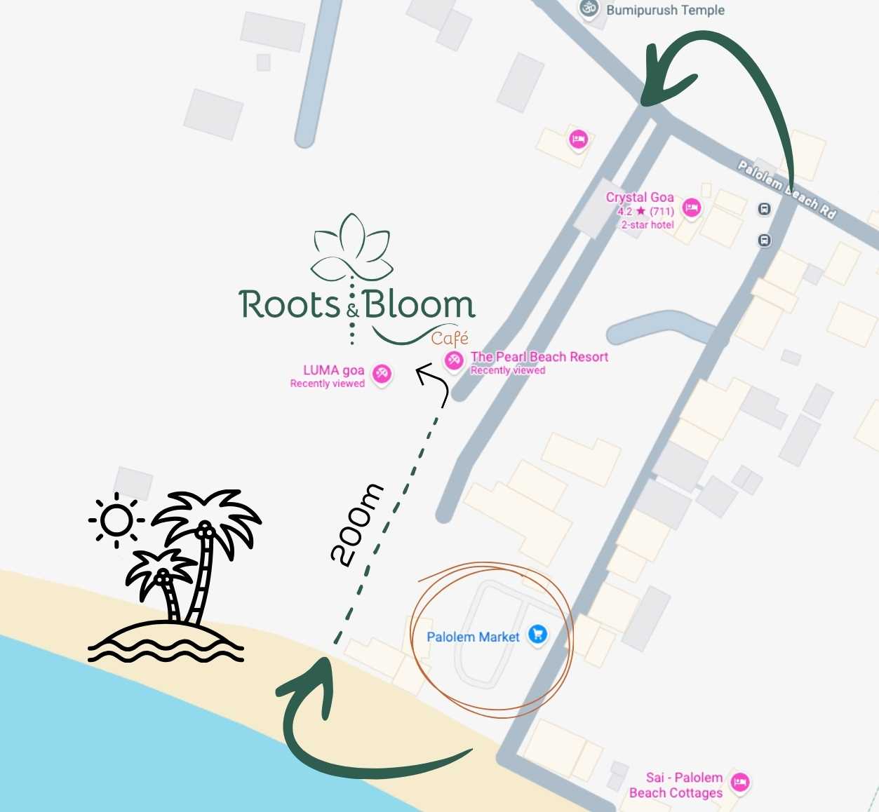 Where to find Roots and Bloom Café
